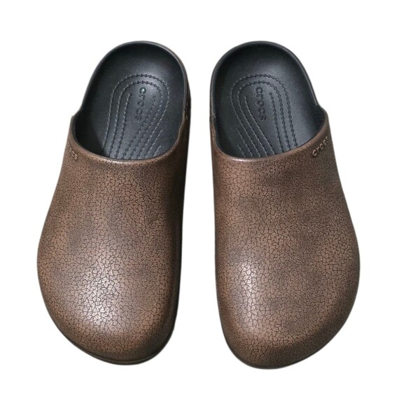 Crocs Dylan Burnished Clogs Womens Size 7 Brown New No Box - Picture 11 of 11